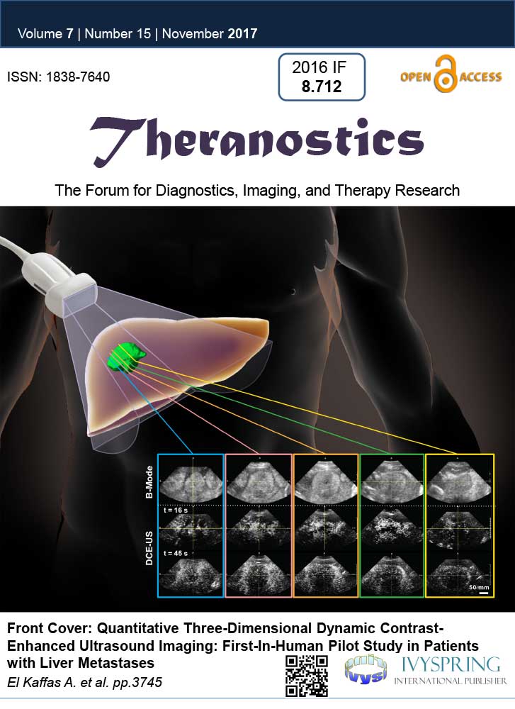 Cover illustration for the journal Theranostics, 2017